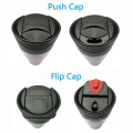 2 in 1 Double Wall Tritan Water Bottle Push Cap